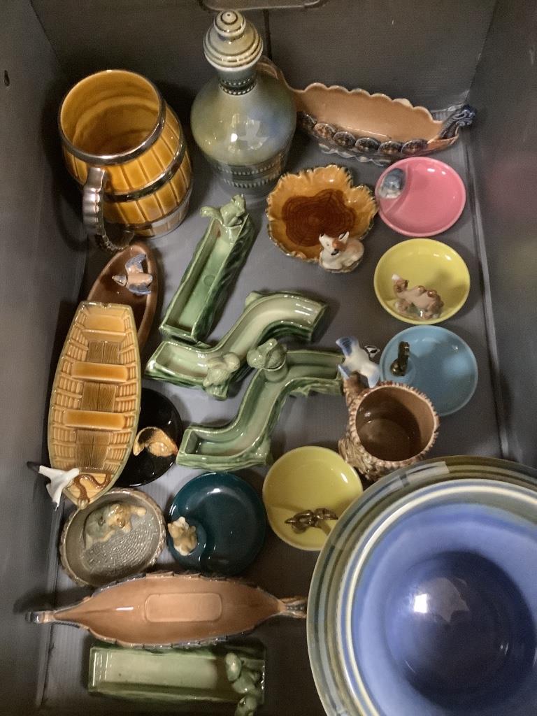 A collection of Wade ceramics